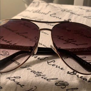 Jimmy Choo Glitter Aviators